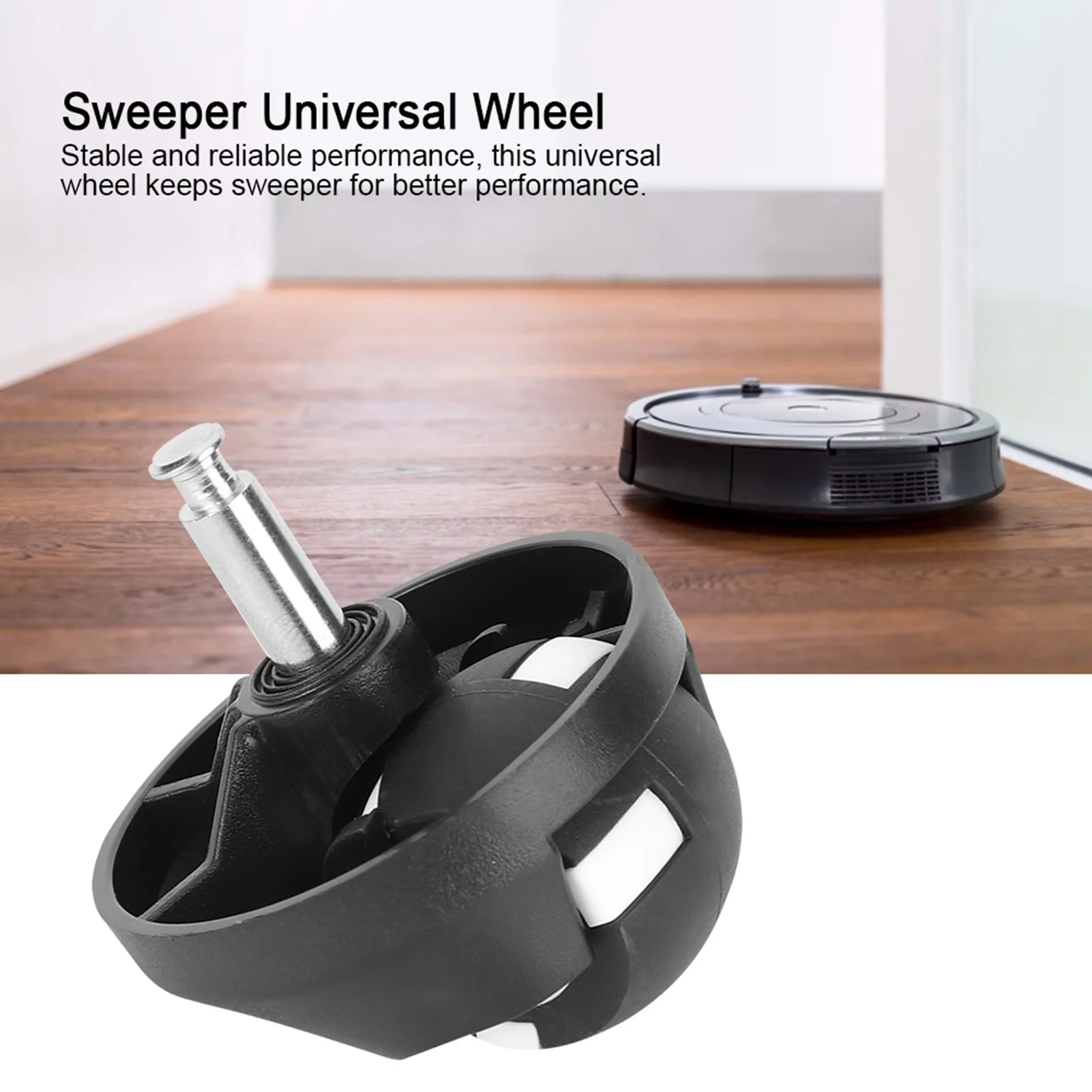 Universal Wheel Vacuum Cleaner Accessory Vacuum Cleaner Sweeper Universal Wheel Accessory Fit for eufy RoboVac 11s/RoboVac 30