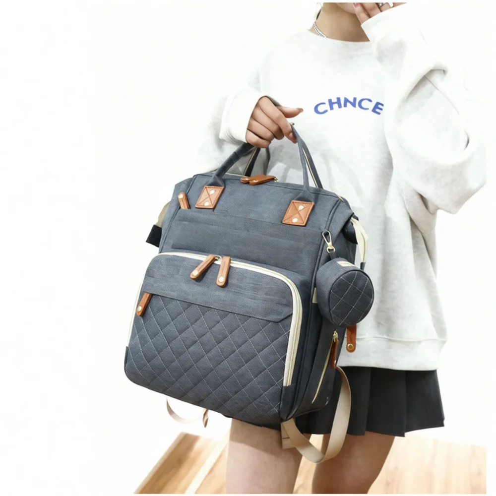 Travel Maternity Diaper Bag Backpack Large Capacity Multifunctional Nursing Mommy Handbag Lightweight Durable Baby Item Organize