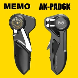 MEMO AK-PAD6K 6 Fingers Tablet Gaming Gamepad Button Triggers Joystick PUBG Mobile Controller For Ipad L1R1 Shooting Game Handle