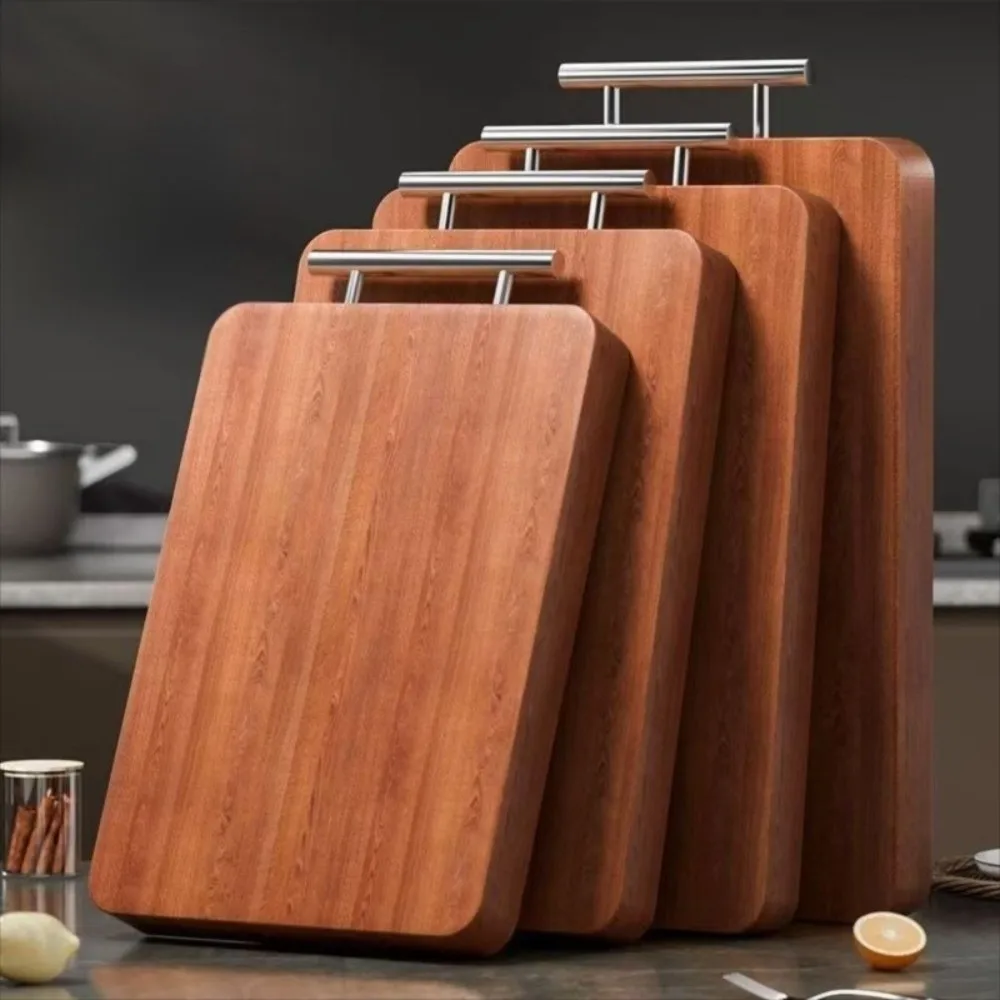 Ebony Wooden Cutting Board Antibacterial Anti Mold Fruit Vegetable Chopping Board Double-sided Cutting Board Mats Household