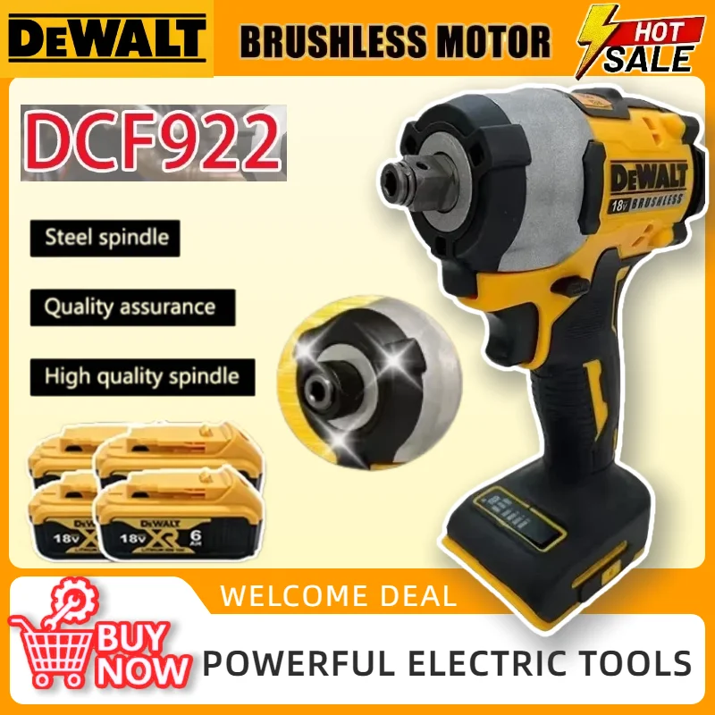 dewalt-dcf922-2500rpm-brushless-high-torque-406nm-cordless-impact-wrench-rechargeable-power-tool-for-dewalt-battery
