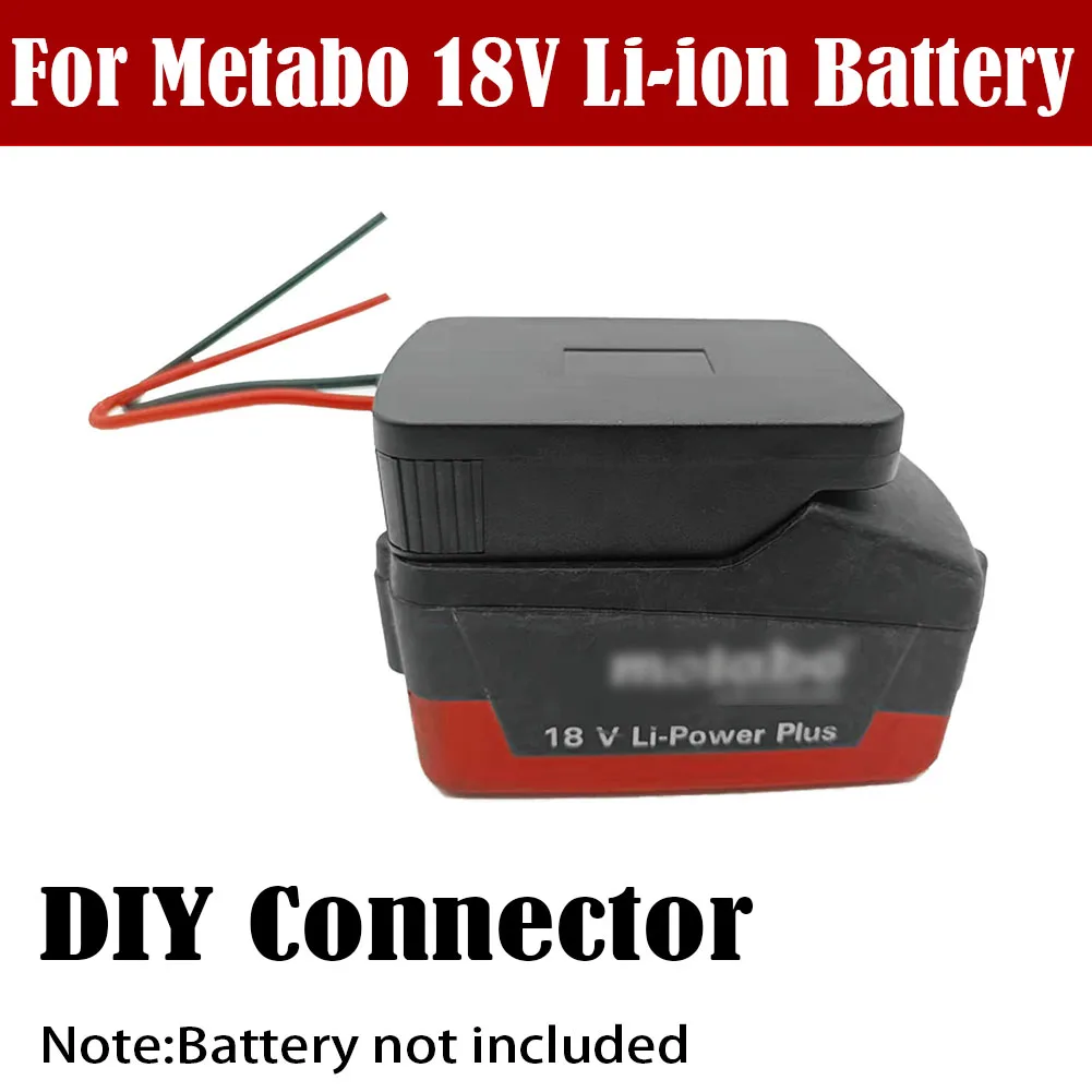 Adaptor Baterai Adaptor Baterai Li-ion Konektor Dock untuk Metabo 18V 1 Buah Daya 12 AWG Ganti 1 Buah 321000480