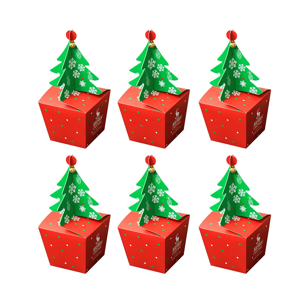 

24 Pcs Gift Boxes Christmas Paper Candy Containers Treat Packaging Eco Friendly Premium Quality Party Supplies