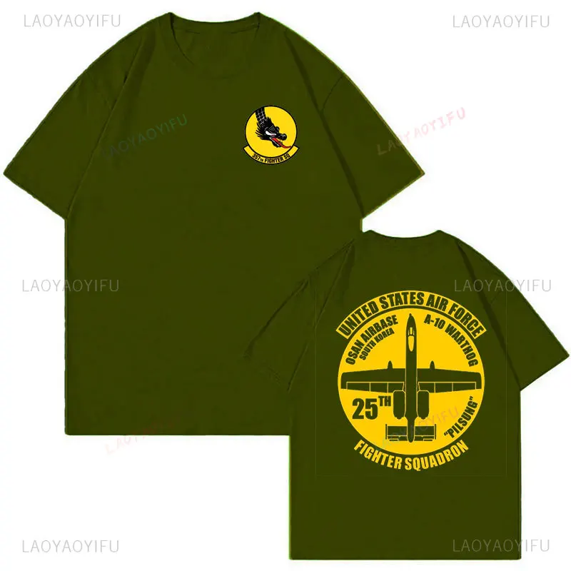 USAF Davis Air Force Base Kyle A-10 Warthog cotton tshirt Kaos Pria A-10 Thunderbolt BRRRRT - Warthog, Military Jet 338 shirt