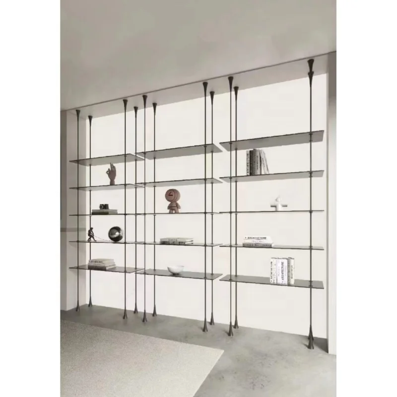 Europe Modern Furniture Floor To Celling Mounting Aluminio Profile Walk in Wardrobes Dressing Room System