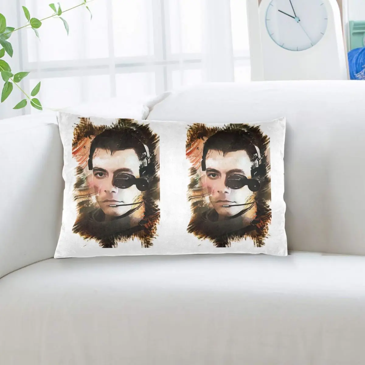 Universal Soldier Jean Claude Van Damme Rectangle Pillowcase Cushion Cover Decorative Bedroom Bed Home Comfort Throw Pillow