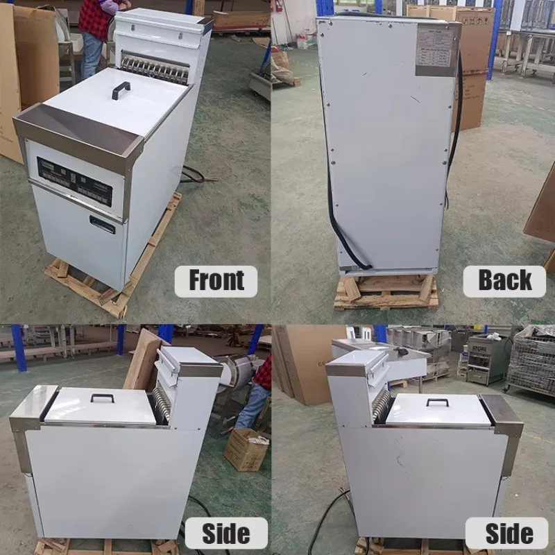 Electric Single and Double Vertical Chicken Fryer KFC Fryer Potato Chips Fryer