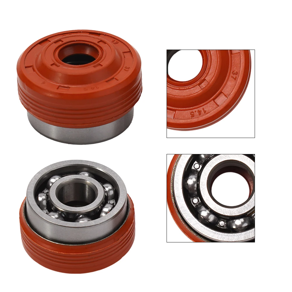 2Pcs Bearing With Oil Seal 530056363 For HUSQVARNA Crankshaft Ball Bearing Oil Seal 136 137 141 E 235E 240E 36 41 142 Saw