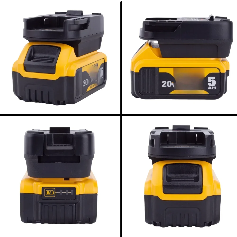 무선 전동 공구 어댑터 및 컨버터, 밀워키 18V/DeWalt 20V MAX XR DeWalt DCB 시리즈 배터리, RIDGID AEG 18V, 1 개