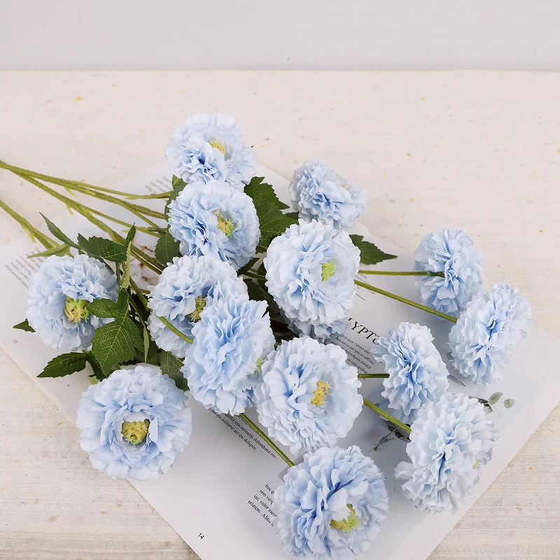 Künstliche kleine Pfingstrose, robuste gefälschte Hochzeitsblume, tausend Schicht, Pfingstrose, hochwertige Pfingstrosenzweig-Dekoration für Zuhause