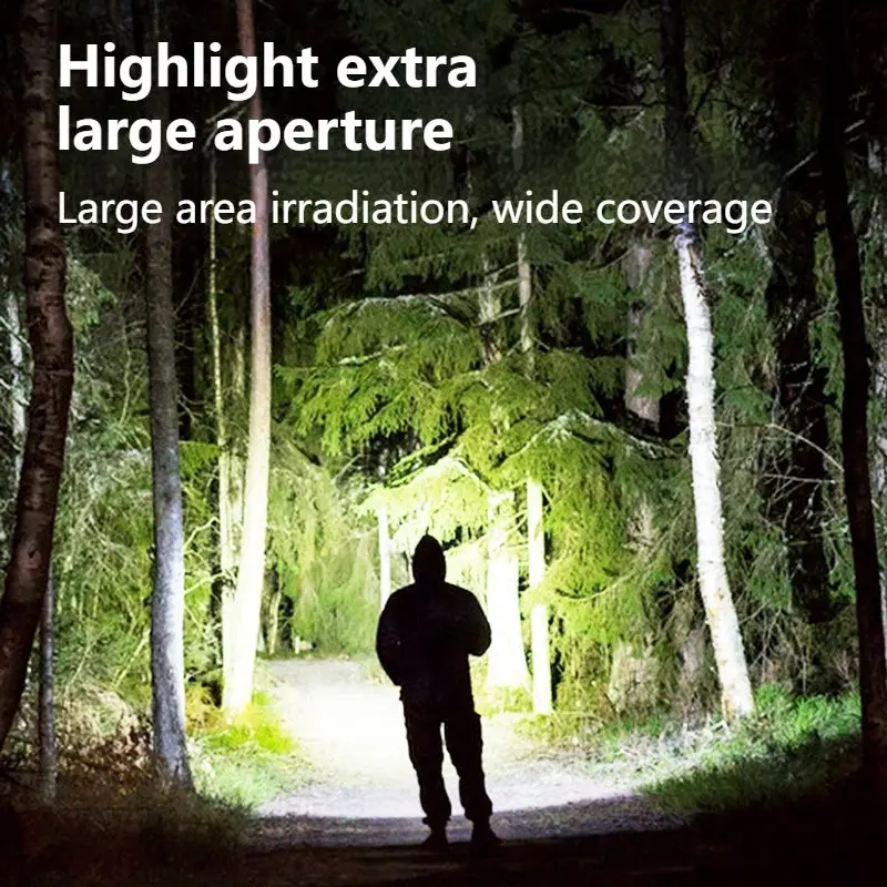 Philips New SFL1236 EDC Portable Flashlight Rechargeable LED Flashlights for Defensa Personal Self Defense Camping Hiking