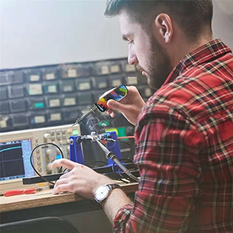 【HOT】1 PCS Wireless Soldering Iron Kit USB Welding Repair Tool Electric Soldering Iron Kit Cordless Soldering Iron For Repair