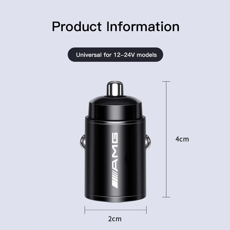 Micro Car Quick Charger Vehicle Cigarette Lighter Convert Plug For Mercedes Benz AMG A180 W203 W206 W220 W205 W211 W212 W201 GLC