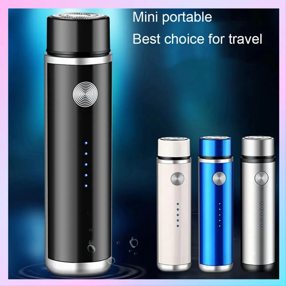 

ABRG-мини-электробритва, мужская портативная электробритва, моющийся триммер для бороды, USB перезаряжаемая мужская бритва для лица