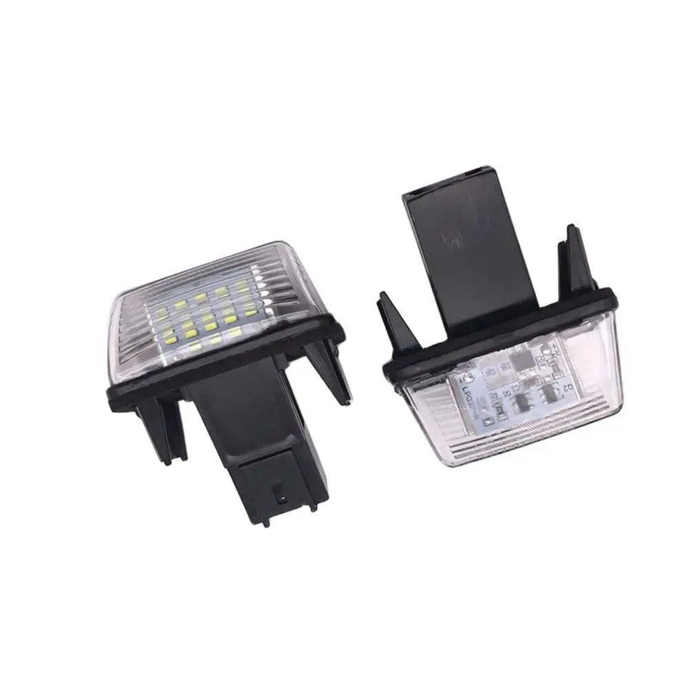 

2 шт., 12 В, светодиодная лампа освещения номерного знака для Peugeot 206 207 306 307 406 407 для Citroen C3 C4 C5, освещение номерного знака автомобиля