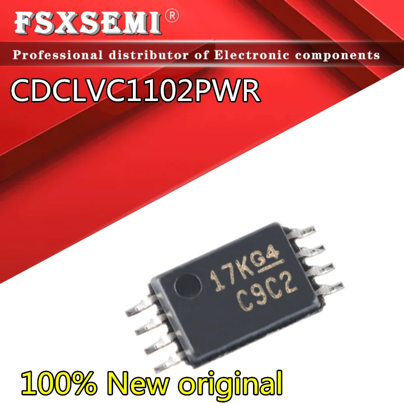 10pcs CDCLVC1102PWR  CDCLVC1102 C9C2 TSSOP-8 Clock buffer chip