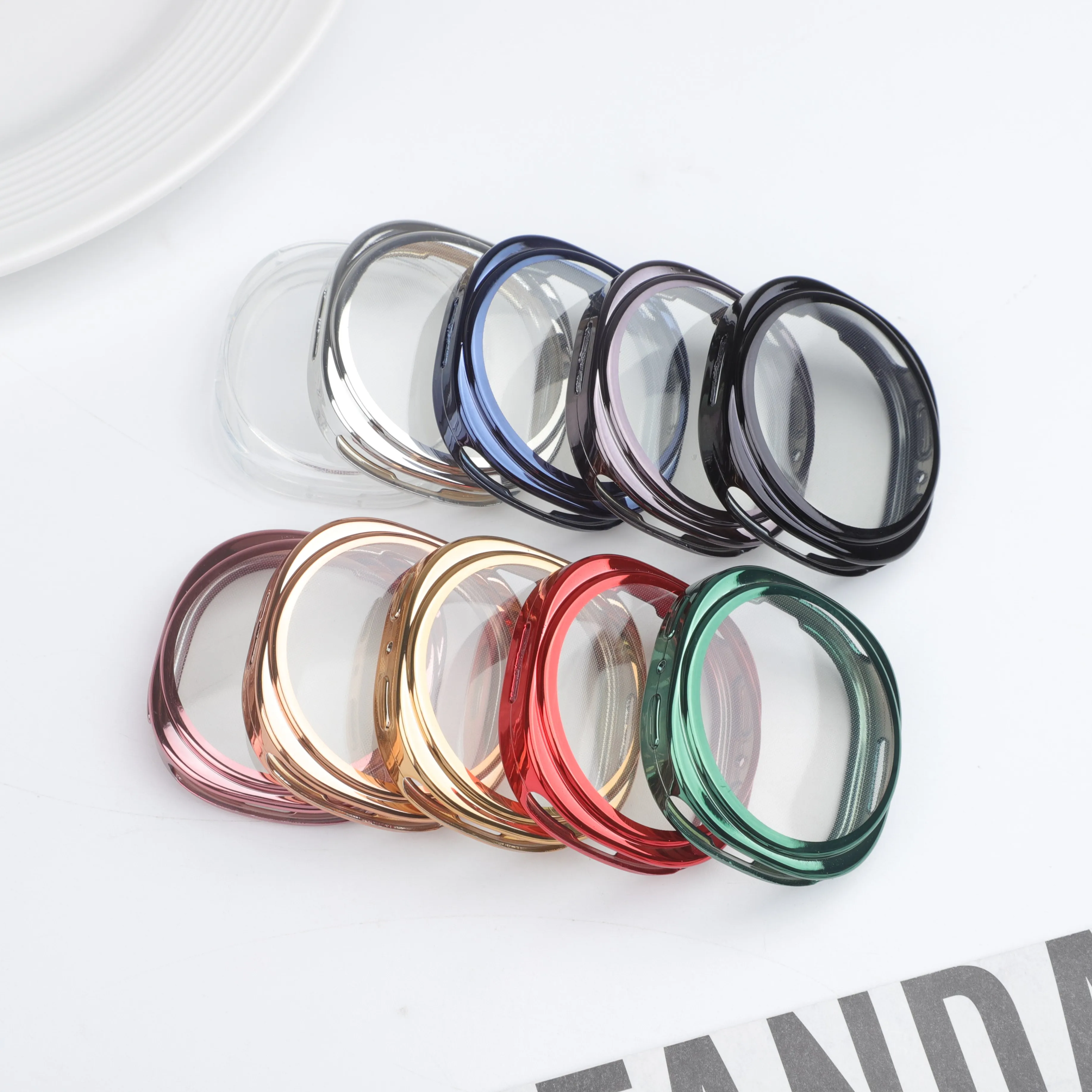 Screen Protector For Samsung Galaxy watch 8 Case 44mm 40mm Accessories Band Shockproof Soft TPU Bumper shell Galaxy watch8 cover