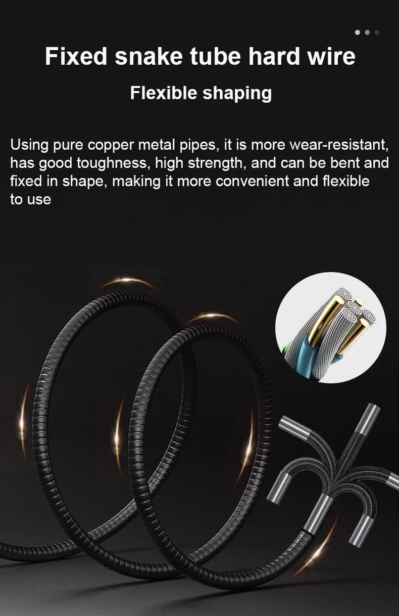 2MP 1080P 7Inch IPS Screen 3.9mm 360Degree  Articulate  Rotation Steering Industrial Endoscope Inspection Microscope Camera 1.1M