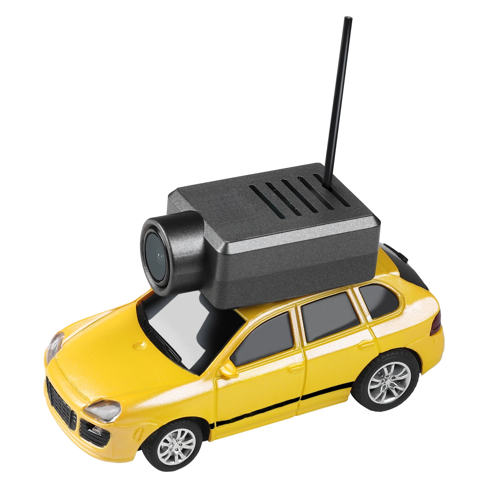

Mini RC Camera Car 1:64 Scale 2.4G Remote and APP Controlled Toy Vehicle with HD Magnetic Camera LED Lights Fun Toy for Kids