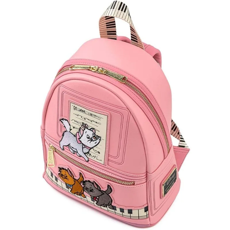 Loungefly Disney Aristocats Piano Kitties Womens Double Strap Shoulder Bag Purse