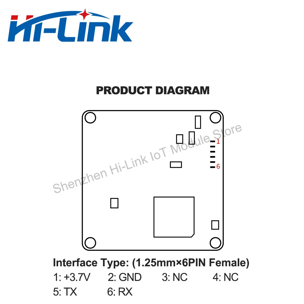 Hilink 80G liquid level detection sensor HLK-LD8001H radar module Non-contact low power consumption long distance high precision