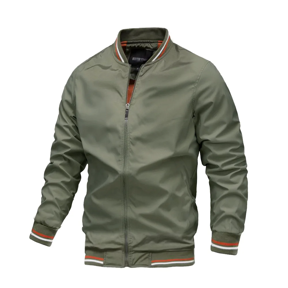 New sports jacket fashion men autumn winter Europe and the United States casual coat fashion trend outerwear sports jacket