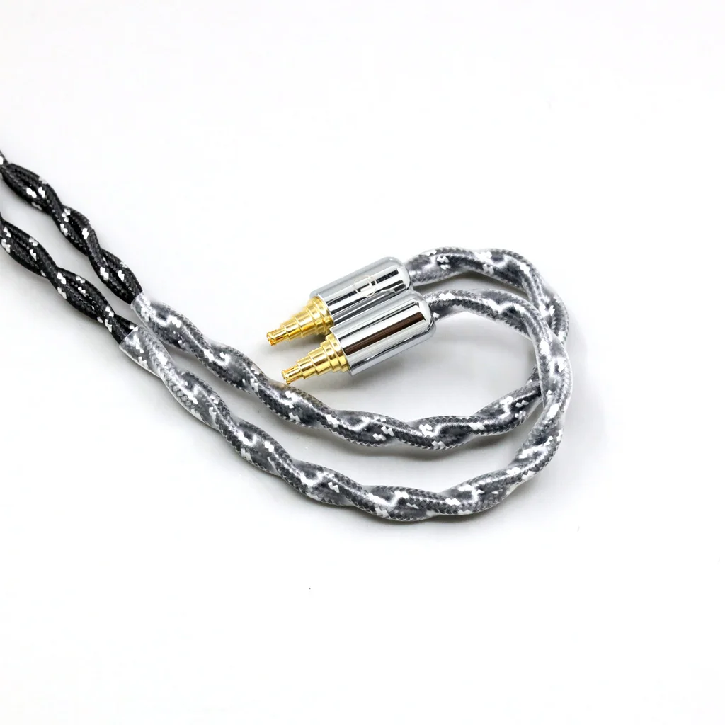 Cable de auriculares de nailon trenzado OFC mixto OCC para Sennheiser IE40 Pro IE40pro LN008738