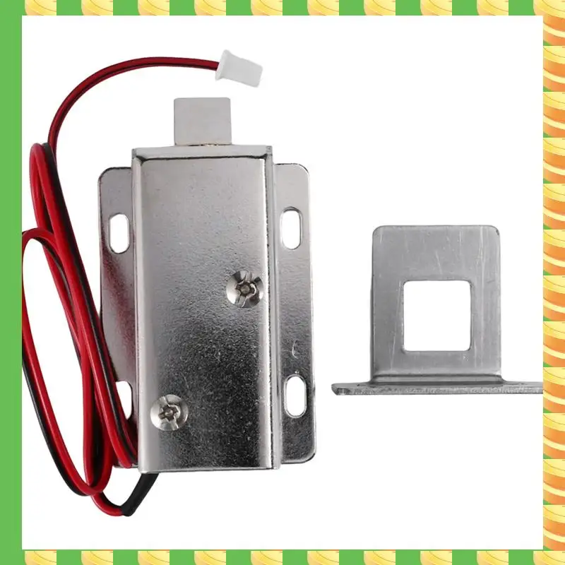 

AB53 2X Mini Electromagnetic Lock DC 12V Electric Bolt Lock Small Electric Control Cabinet Door Lock(B)