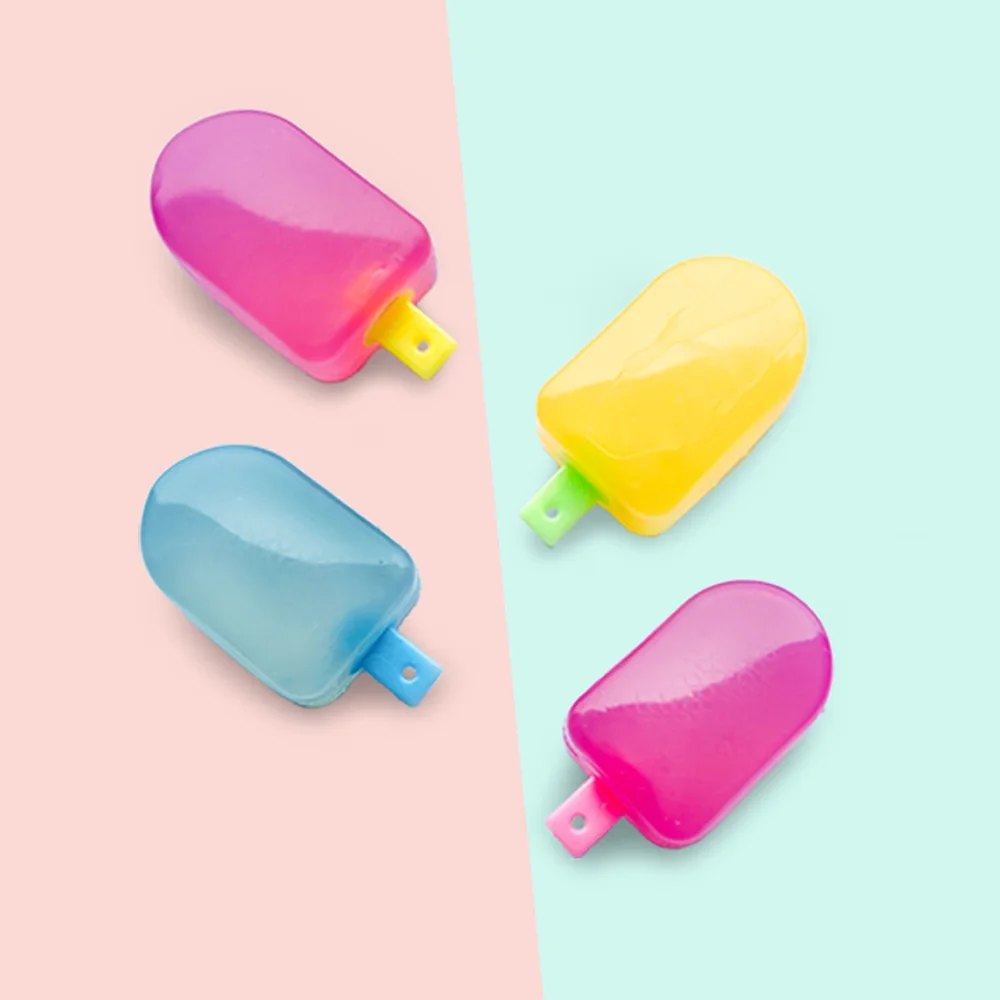 Simulated Color Changing Popsicle Soft Pinch Office Relieve Stress Tension Decompression Slow Rebound Fidget Children's Gift Toy