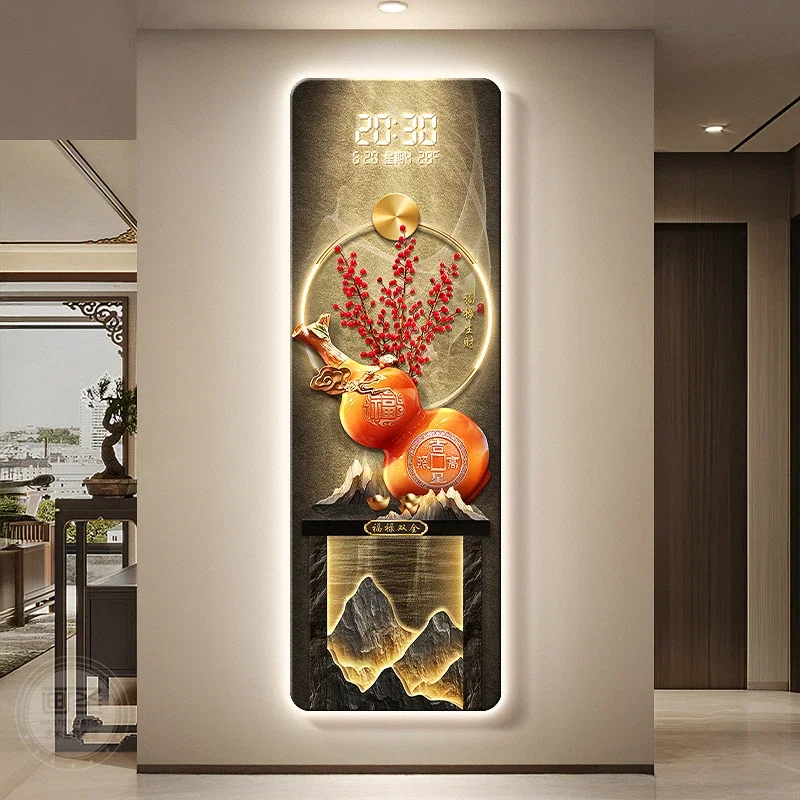 Industrial Kawaii  Wall Clock Luxury Large Temperature Date Design Nordic Decor Living Room Digital Clock Kitchen Home Decor