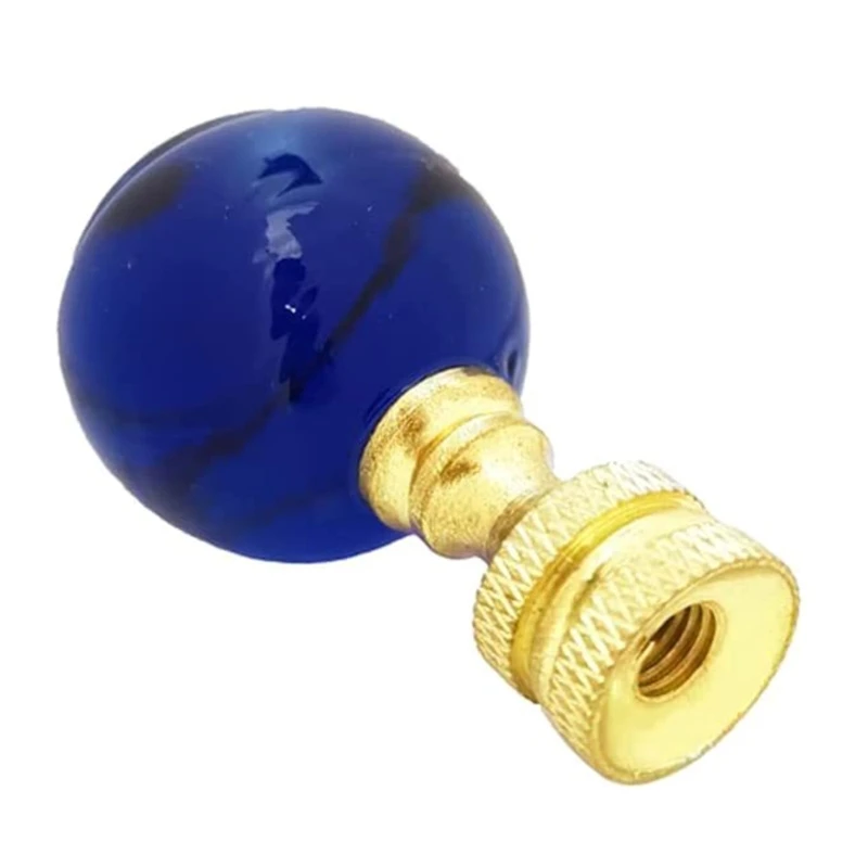 

Glass Lamp Finials Brass Caps Lamp Finial Knobs Light Cresting Light Accessories Dropshipping