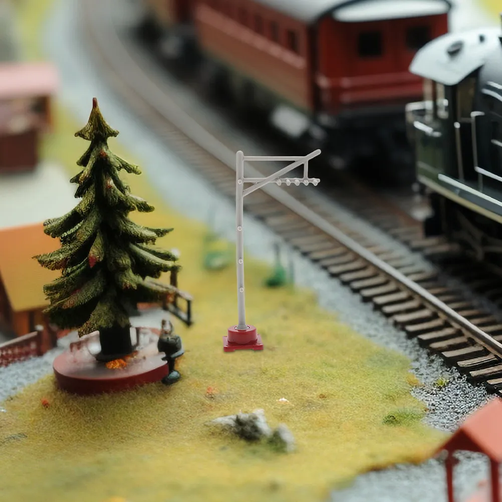 Traffic Sign Set for Kids – Train Station Sand Table Accessories, Railroad Crossing Signal Lights & Road Signs