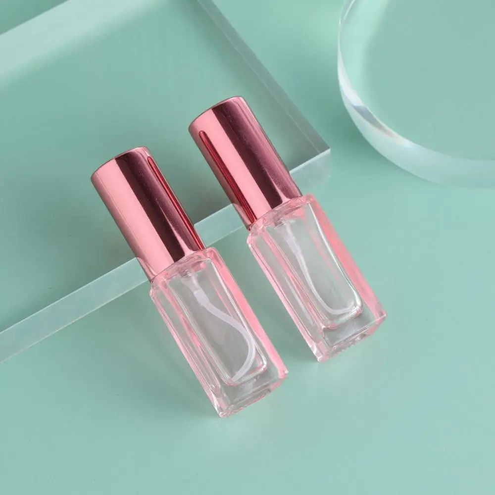 Colorful Square Spray Bottle Fine Mist Mini Glass Perfume Bottle Atomizer Refillable Bottle Perfume Sample Vials Sub-Bottling