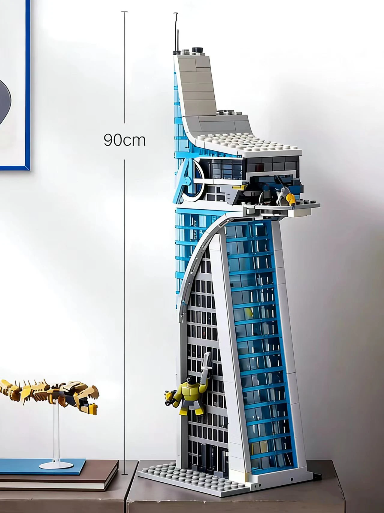 

Строительный блок, игрушка, синий союз, строительный блок, сложный подарок на день рождения, Мстители, высота 90 см.
