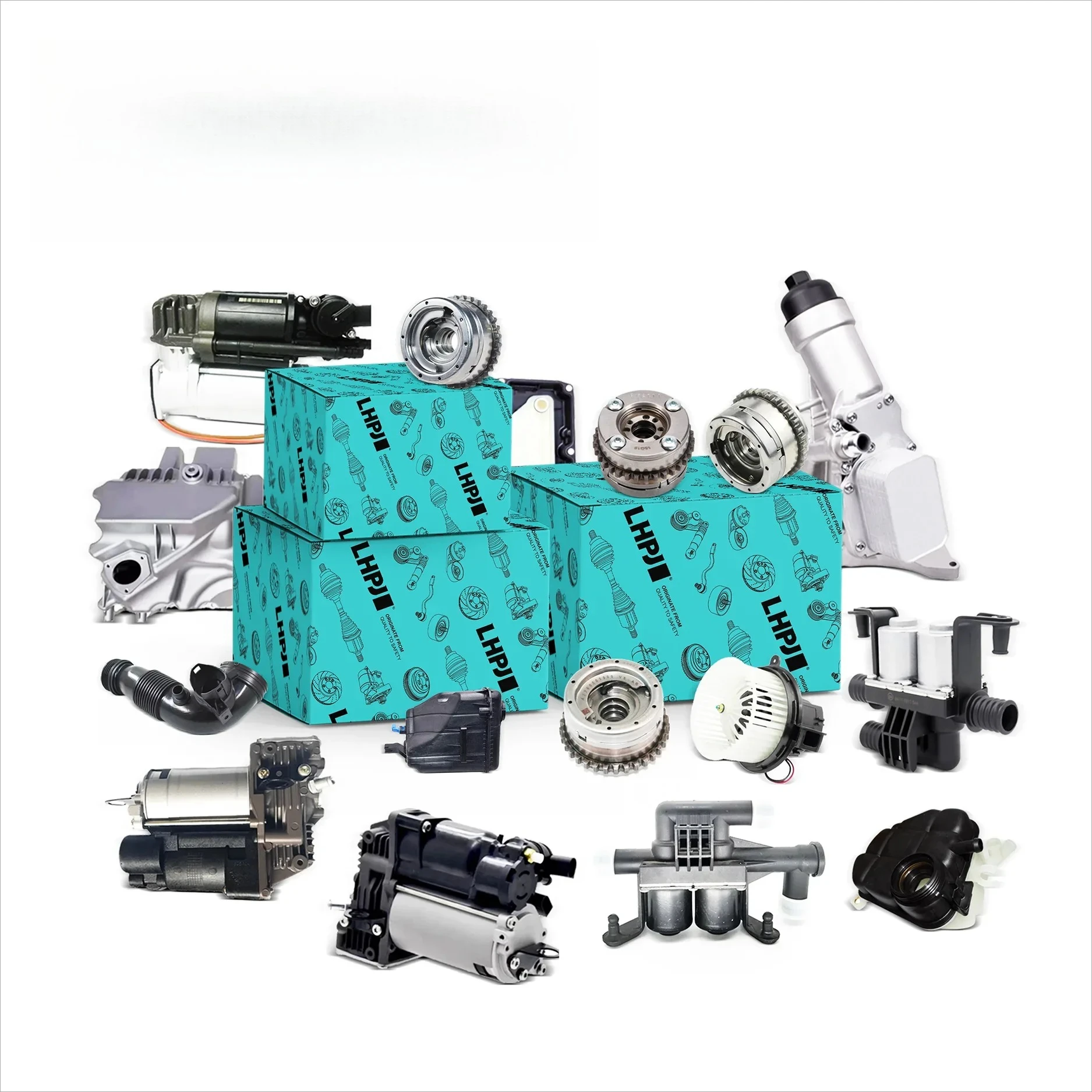 Radiatore del sistema di raffreddamento dei ricambi auto LHPJ 17117570096 17118615426 17117562586 OE 1711 7570 096 per radiatore del liquido di raffreddamento F02