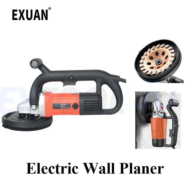 

Dust Free Electric Planing Machine Clean Ground Grinder Wall Shoveling Machine Polishing Rough Grinding Wall Concrete Grinder