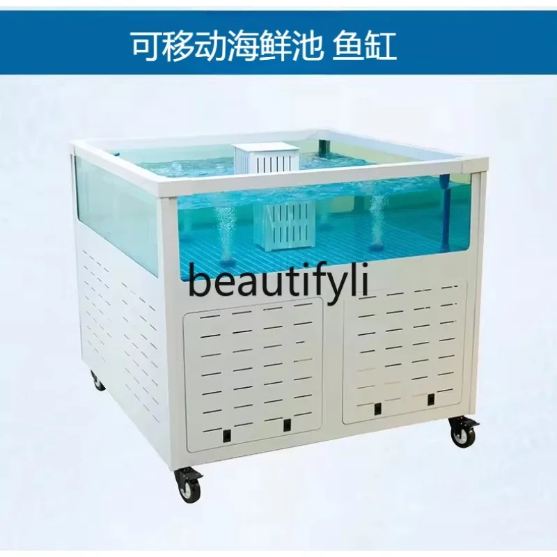 Seafood fish tank fresh supermarket hotel restaurant glass fish tank H