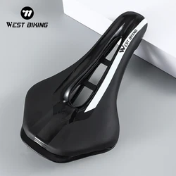 WEST BIKING Ultralight Road Bike Saddle Hollow Breathable Cycling Seat Comfortable Cushion Bicycle Racing Saddle MTB Riding Part