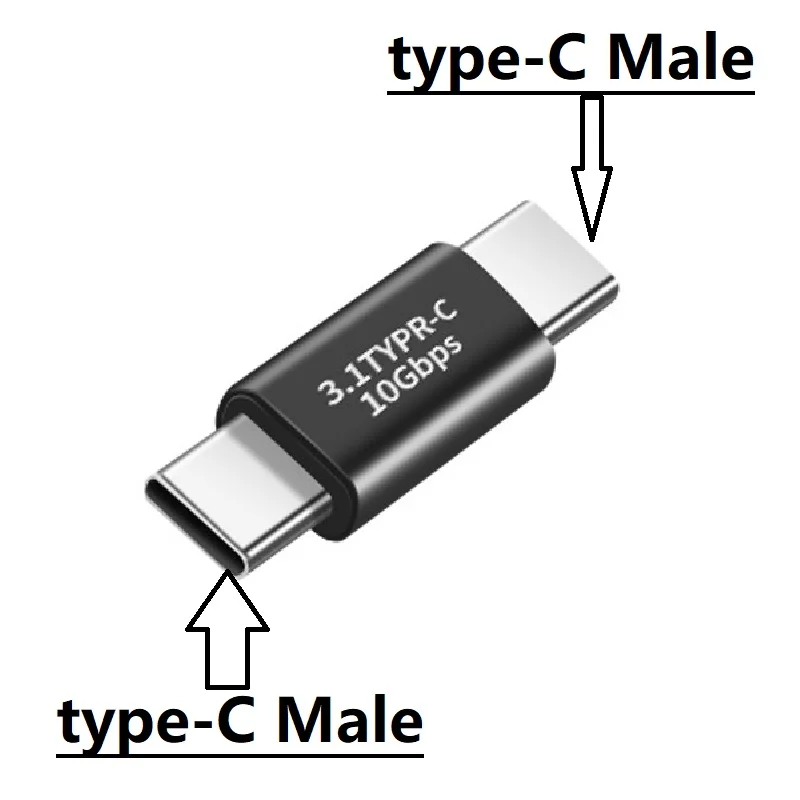 90 Degree Right Angle USB 3.1 Type C Male To Female Converter USB-C Adapter for Samsung Huawei Smart Phone Portable Connector