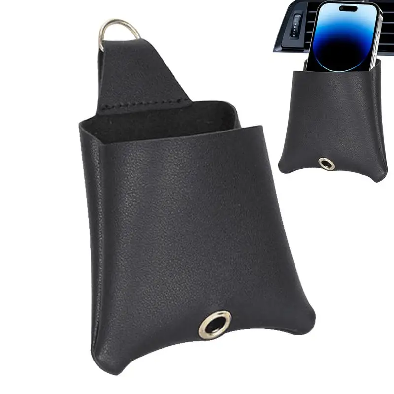 

Автомобильный органайзер для вентиляции, автомобильная корзина для хранения, искусственная кожа, автомобильный держатель, подвесная сумка для хранения в салоне автомобиля