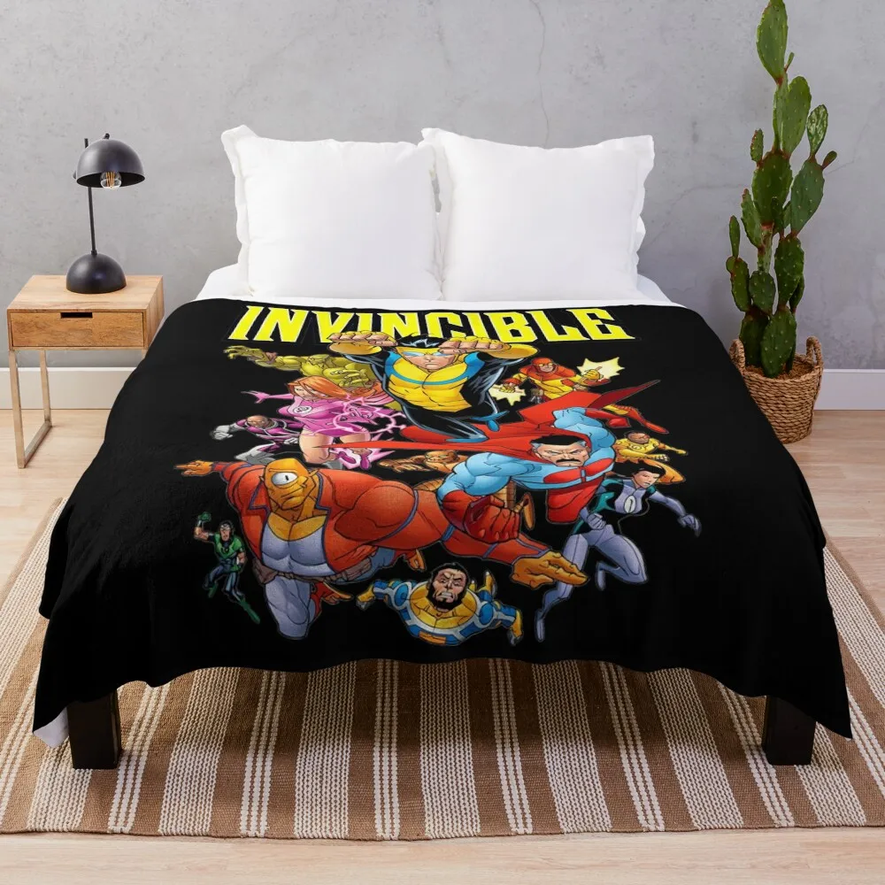 Invincible Invincible Cartoon Throw Blanket christmas decoration Luxury decorative Blankets