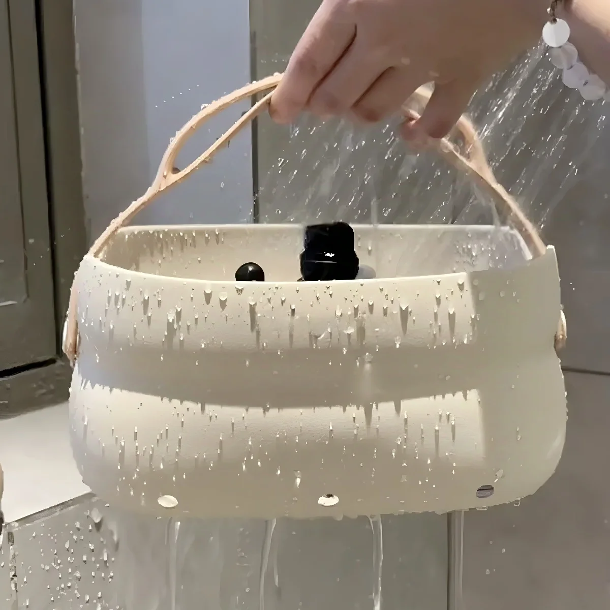 

Портативная сумка-органайзер для туалетных принадлежностей с высокой вместимостью, разделением на сухие и влажные отсеки, прочная, для личной гигиены