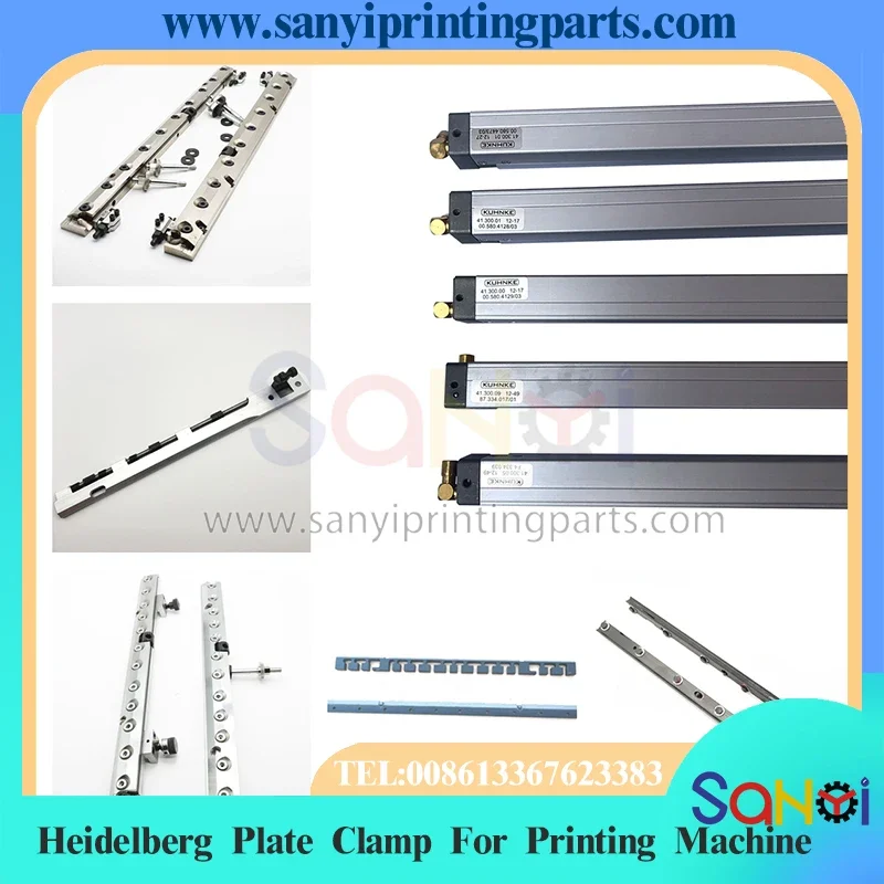 

Зажим для пластин Heidelberg 00.580.4128;00.580.4129;87.334.017;F4.334.039;00.580.4473;GT-1304;M2.006.002F;Зажим для пластин GTO 46/GTO52;