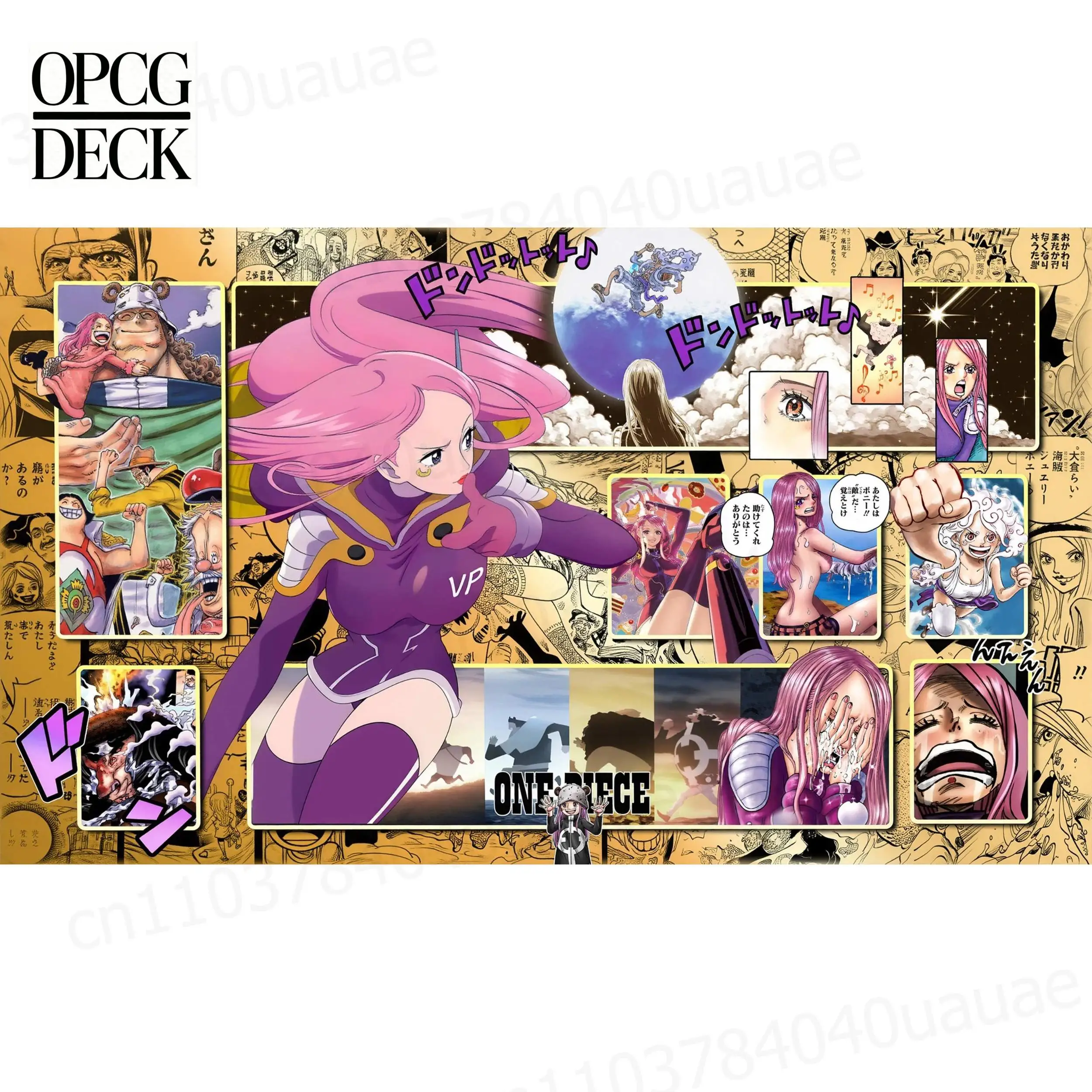 One Piece Opcg Playmat Card Gamejewelry Bonney Monkey D. Luffy Anime Playmat High-Quality Card Game Mat 60*35Cm