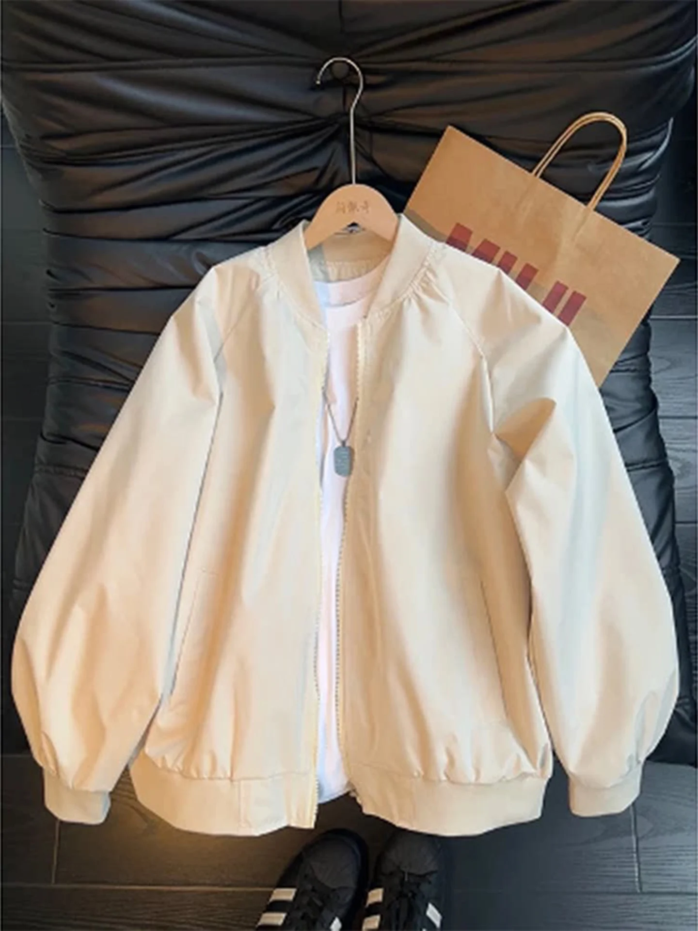 

Мужская бейсбольная куртка Cleanfit American Style: модная демисезонная куртка-пилот от трендового бренда