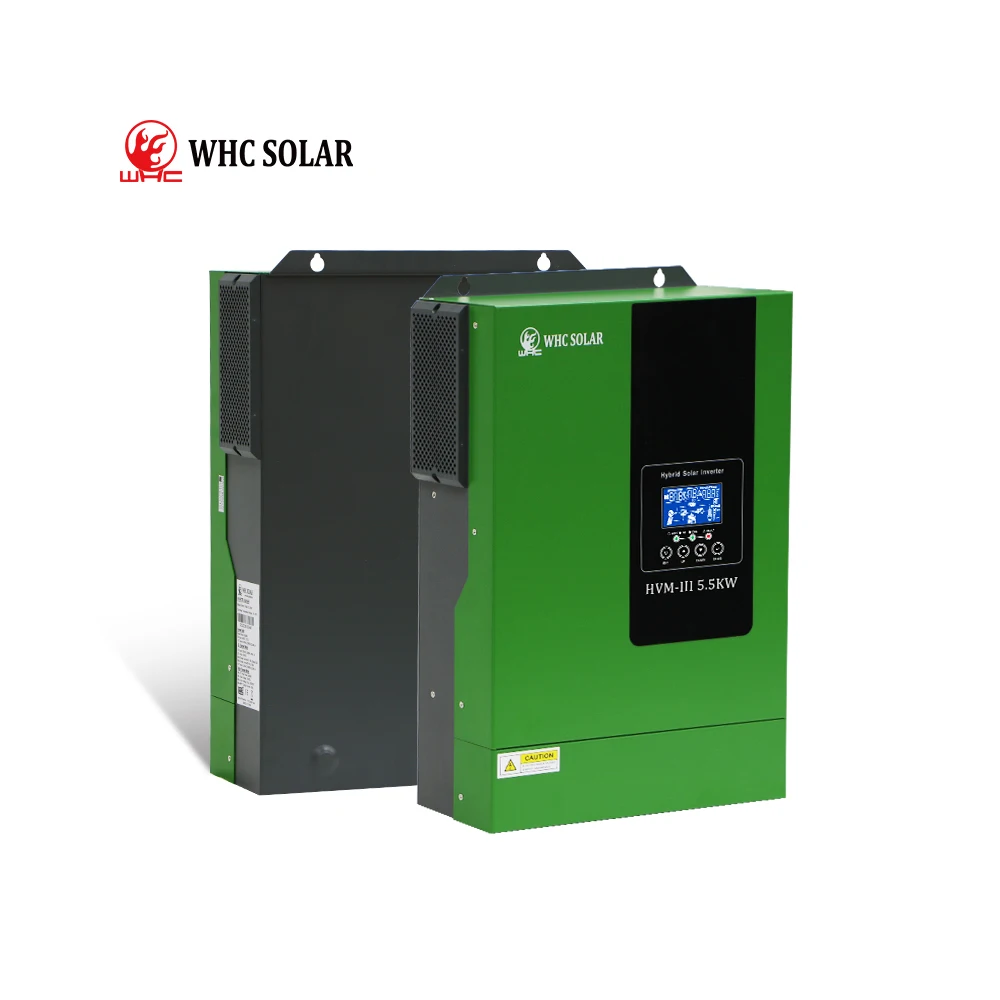

WHC SOLAR 5.5kW Solar Hybrid Inverter 5.5kVA Off Grid MPPT Solar Inverter