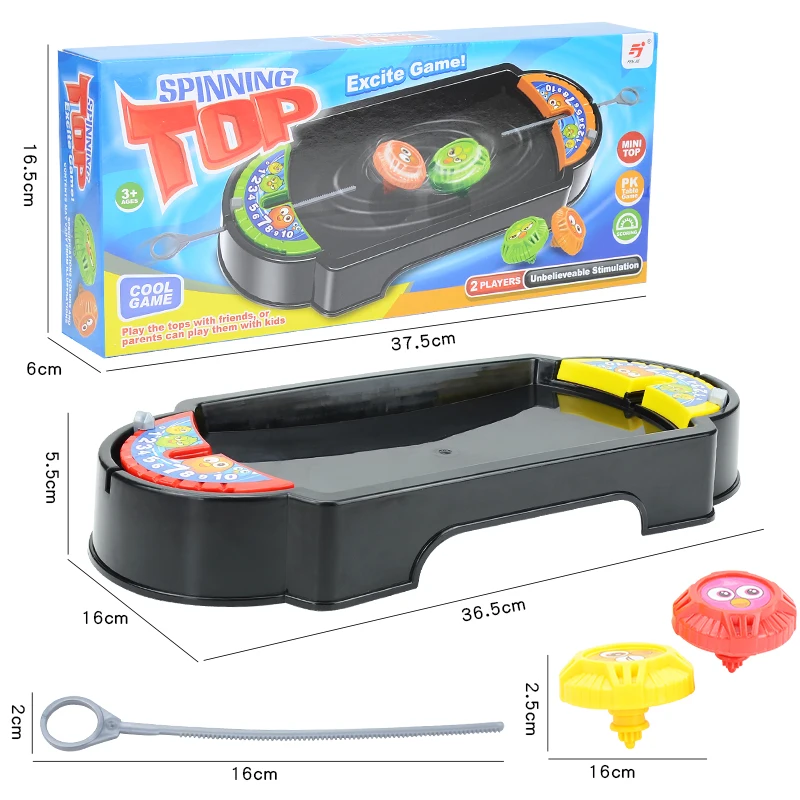 Gyro Station Stadium Arena Two-player Battle Table Interactive Game Toy Creative Gyro Toy For Kids