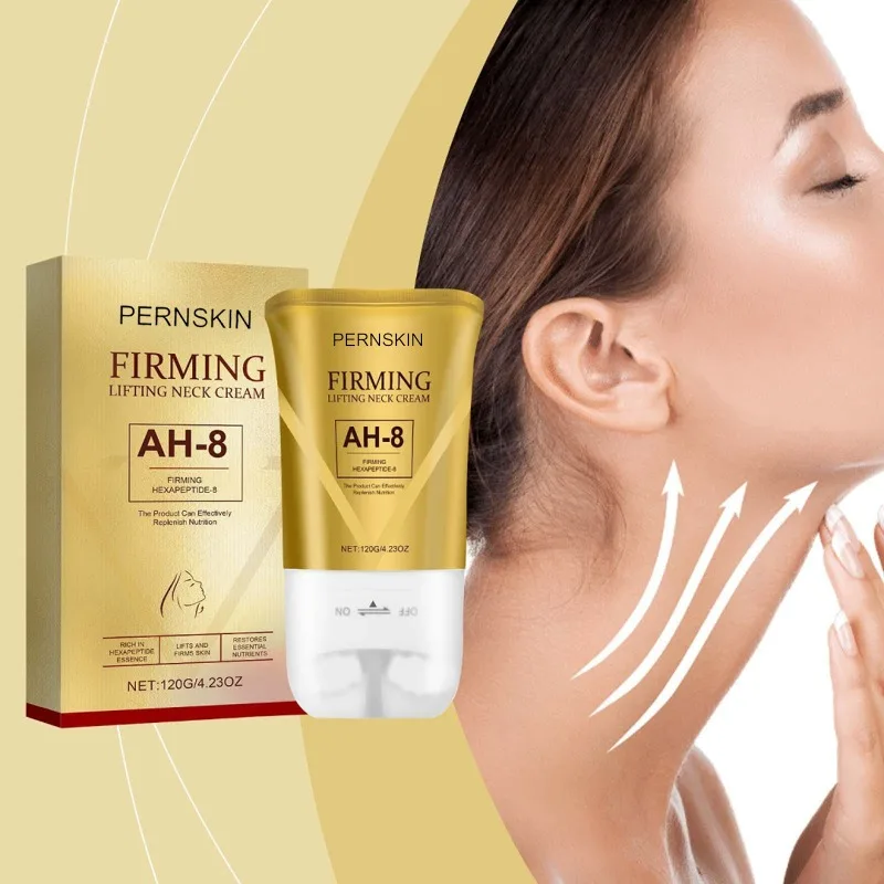 كريم الأسطوانة لشد الرقبة يرفع يتلاشى تجاعيد الرقبة تدليكًا بعمقًا ويهدئ البشرة