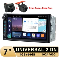 Joying Head Unit 7 pollici autoradio 2Din unità principale universale lettore multimediale centrale Wireless Android Auto Carplay navigazione GPS