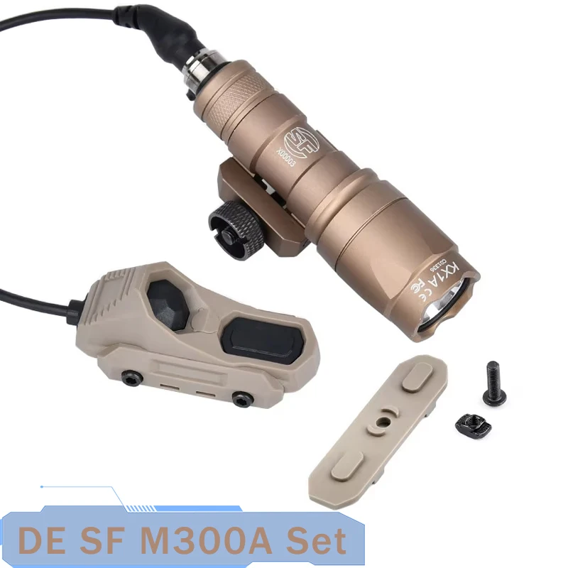 Trefzekere PEQ15 M300/M600 Zaklamp met AXON Dual Functie Afstandsbediening Drukschakelaar voor 20mm Rail Jacht Tactical Airsoft licht